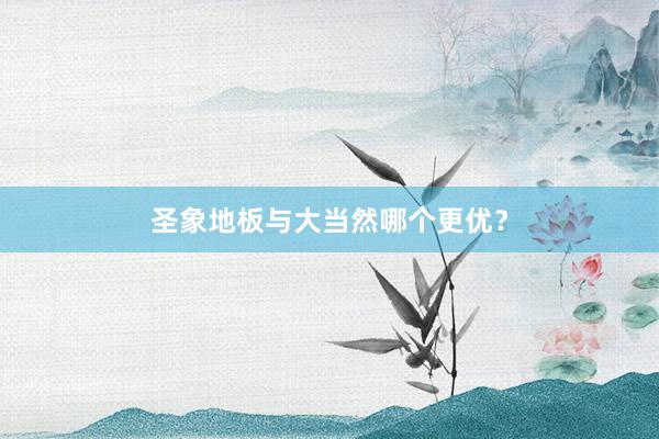 圣象地板与大当然哪个更优？